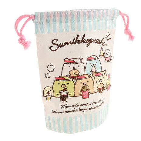 コップ袋 すみっコぐらし（Sumikkogurashi）（レディース、キッズ）コップ巾着 すみっコぐらし・ハンバーガー CU75701