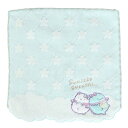 すみっコぐらし(Sumikkogurashi)(メンズ、レディース、キッズ)ミニタオル 天使なえびてんアイドル ブルー CM48002