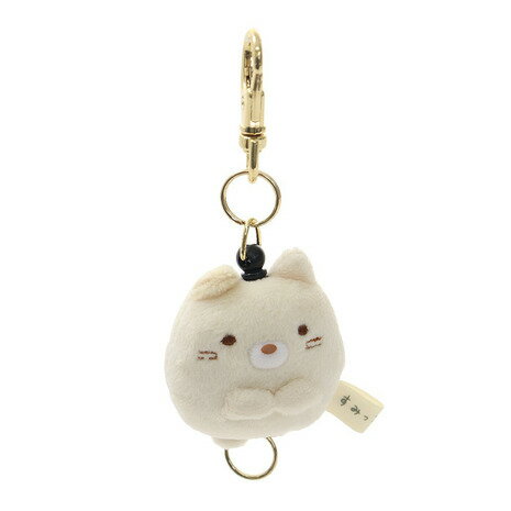 すみっコぐらし（Sumikkogurashi）（キッズ）ぬいぐるみリールキーホルダー ねこ AB03104