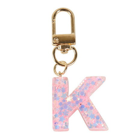 ミナミ（Minami）（キッズ）ミニ イニシャル キーホルダー K IS050 PK K