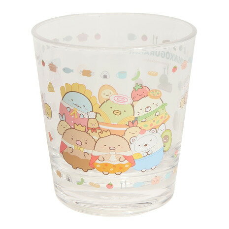 すみっコぐらし(Sumikkogurashi)(メンズ、レディース、キッズ)アクリルカップ ようこそ!たべものおうこく KA19504
