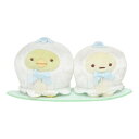 すみっコぐらし(Sumikkogurashi)(メンズ、レディース、キッズ)てのりぬいぐるみセット ざっそうとようせいのお花畑・ぺんぎん? MO05801