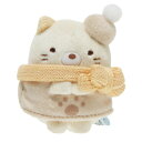 すみっコぐらし(Sumikkogurashi)(メンズ、レディース、キッズ)てのりぬいぐるみ ねこ MO44701