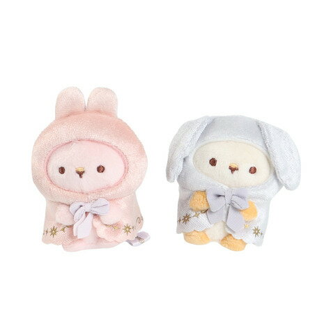 すみっコぐらし(Sumikkogurashi)(メンズ、レディース、キッズ)てのりぬいぐるみ ペア うさぎのふしぎなおまじない みならいうさぎ MO46301