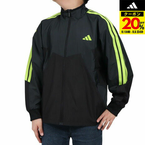 【20%OFFクーポン対象！8/5まで】アディダス（adidas）（キッズ）キッズ エッセンシャルズ カラーブロック WD ジャケット KCE57-JM2021のサムネイル