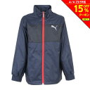 【15%OFFクーポン対象！4/4まで】プーマ（PUMA）（キッズ）裏トリコット ウーブンジャケット B 672965 43 NVY