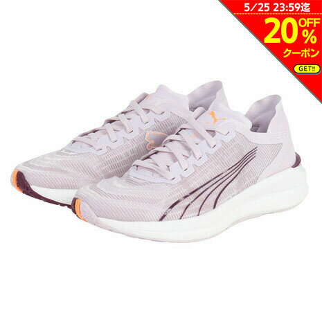 【20%OFFクーポン対象 5/25まで】プーマ PUMA レディース ランニングシューズ エレクトリファイ ニトロ ウィメンズ エンジ 19517411 スニーカー 軽量 ジョギング トレーニング