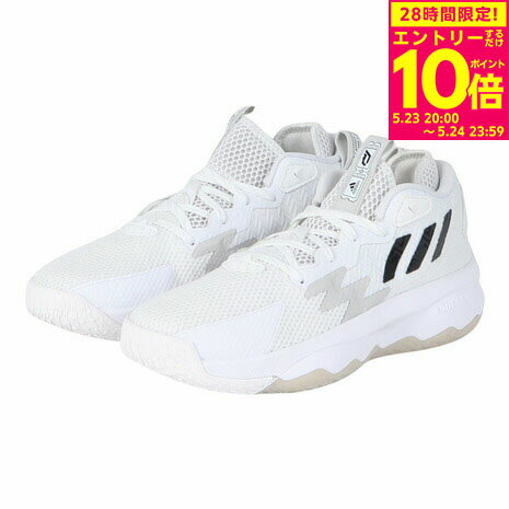 【5/24 23:59まで！ エントリーで対象商品P10倍！】アディダス（adidas）（メンズ）バスケットシューズ バッシュ 白 デイム Dame 8 ダミアン リラード GY6462