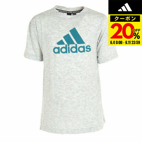 【20%OFFクーポン対象！6/11まで】アディダス（adidas）（キッズ）ジュニア バッジ オブ スポーツ サマー 半袖Tシャツ IZJ00-HE1945