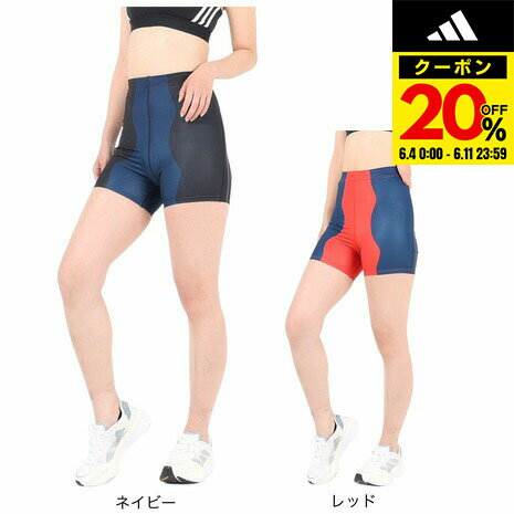 【20%OFFクーポン対象！6/11まで】アディダス（ADIDAS）（レディース）スポーツタイツ マリメッコ ラン アイコンズ バイクショーツ SH675