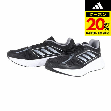 アディダス アディダス（adidas）（メンズ）ランニングシューズ ギャラクシー スター ブラック IF5398 スニーカー ジョギング トレーニング ウォーキング