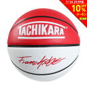 【10%OFFクーポン対象!7/24まで】タチカラ(TACHIKARA)(メンズ)バスケットボール 7号球 FRANCHISE BASKETBALL REDWHT SB7-X24202