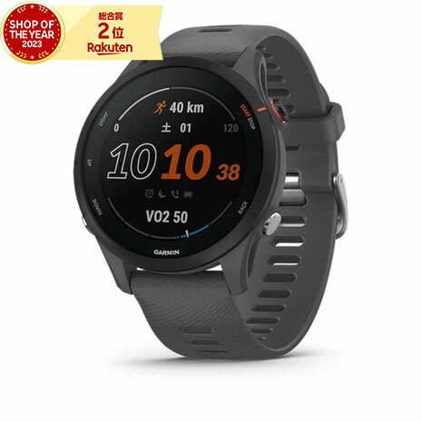 ガーミン（GARMIN）（メンズ、レディース）スマートウォッチ 時計 GPSランニングウォッチ フォアランナー FR255 Grey 010-02641-42のサムネイル