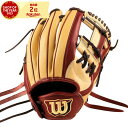 ウイルソン（Wilson）（レディース）女子ソフトボール用グラブ グローブ 内野手用 QUEEN DUAL 87型 WBW101238