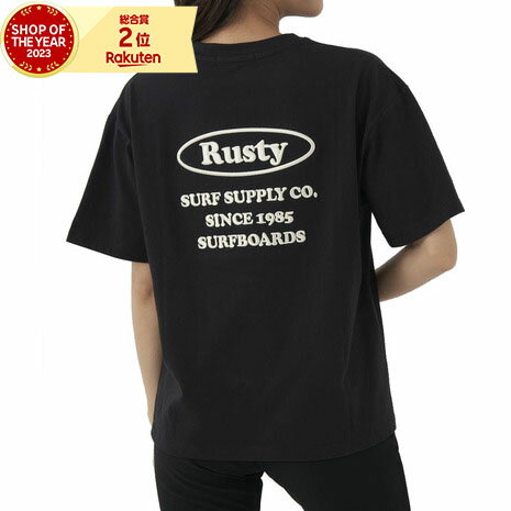 ラスティ（RUSTY）（レディース）半袖Tシャツ レディース 吸汗速乾 UVカット 923502BLK