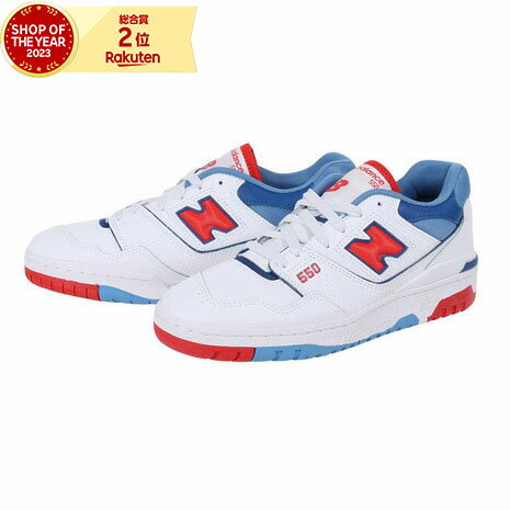 ニューバランス（new balance）（メンズ、レディース）スニーカー 550 BB550 NCH D ホワイト レッド スポーツ カジュアル シューズ タウン 普段履き 街履きのサムネイル