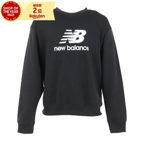 ニューバランス（new balance）（メンズ）大谷選手着用モデル Stacked ロゴ クルースウェット MT41500BK 2023年