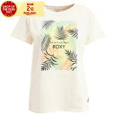 ロキシー（ROXY）（レディース）COLOR LEAF 半袖Tシャツ 22SPRST221625YNAT