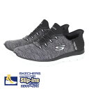 スケッチャーズ（SKECHERS）（レディース）カジュアルシューズ スリップインズ サミッツ ダズリング ヘイズ 149937W-BKW