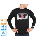マーベル(MARVEL)(メンズ)デッドプール ロング UVカット 長袖Tシャツ DS0223001 冷感 速乾