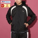 プーマ(PUMA)(レディース)裏起毛トリコット ウーブン ジャケット 524294 01 BLK