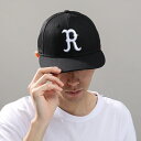 ライズ(RYZ)(メンズ、レディース)ROUNDNESS-R ロゴキャップ RZ20ST24SS0037 BKXWH