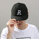 ライズ(RYZ)(メンズ、レディース)PATCH-R ロゴ LP キャップ RZ20ST24SS0040 BLK