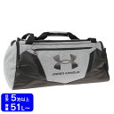 アンダーアーマー(UNDER ARMOUR)(メンズ、レディース)アンディナイアブル 5.0 ダッフルバッグ Mサイズ 58L グレー 1369223 012