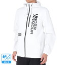 アンダーアーマー(UNDER ARMOUR)(メンズ)ブラッシュドウーブン フルジップ フーディ ジャケット 1381347 100