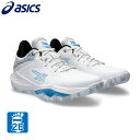 アシックス(ASICS)(メンズ)バスケ シューズ バッシュ ノヴァサージ ロー NOVA SURGE LOW 軽量 クッション 白 1061A043.102