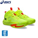 アシックス(ASICS)(メンズ)バスケ シューズ バッシュ ノヴァサージ パリ NOVA SURGE 3 PARIS ミッドカット イエロー 1061A049...