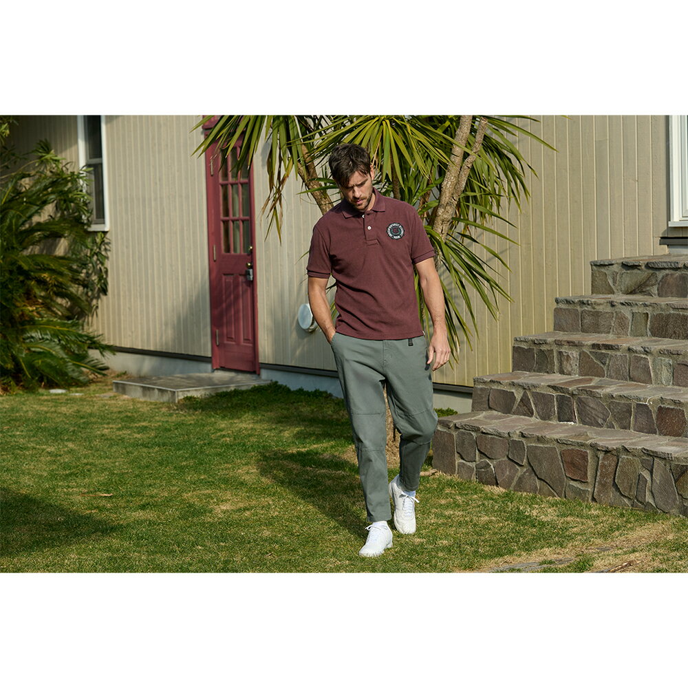 【10%OFFクーポン対象！10/2まで】エルケクス（ELKEX）（メンズ）GOODAY ワイドパンツ EKM5SP0010 DGRY