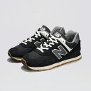 ニューバランス(new balance)(メンズ、レディース)スニーカー 574 黒 ブラック U574RUSD スポーツシューズ 靴