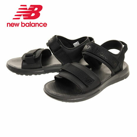 ニューバランス（new balance）（メンズ）スポーツサンダル ブラック 黒 SUA250K1D ストラップ ビーチ マリン アウトドア レジャー カジュアル