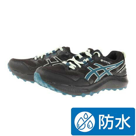 アシックス（ASICS）（メンズ）ランニングシューズ ゲルソノマ 7 GTX ブラック ブルー 1011B593.001 スニーカートレイルラン 防水 クッション オフロード