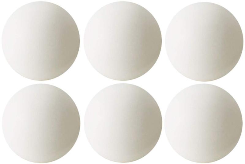 LLB SPORTS(エルエルビースポーツ) 卓球 ボール レジャー トレーニング用 6球 ホワイト 363