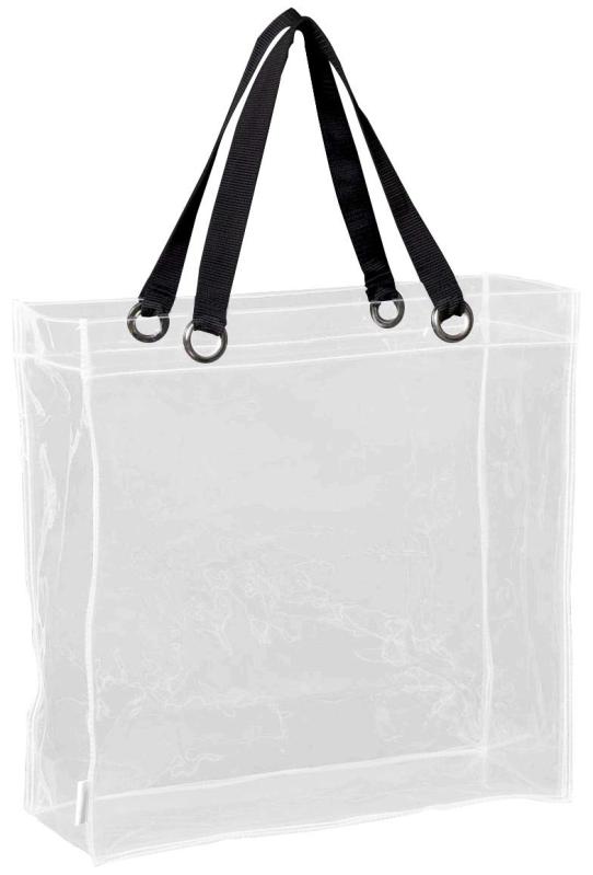 ビニール トート バッグ 大容量 LLサイズ (幅40×高さ40×マチ15cm)CB-4040