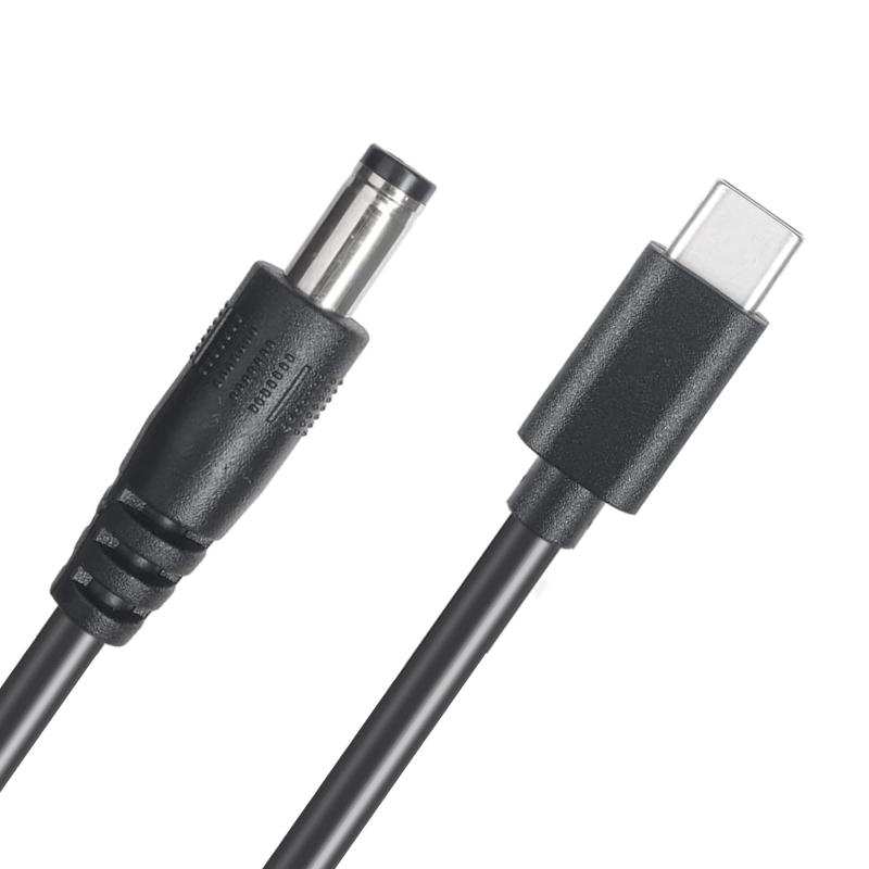 SZSL USB-C PDトリガーケーブル 電源プラグ 3A 充電ケーブル USB Type-C 入力からDC 5.5*2.5 mm電源 PD 急速充電 ケーブル 高耐久 PVCの素材を採用 断線防止 USB C to DC 電源ケーブル (15V 1m)