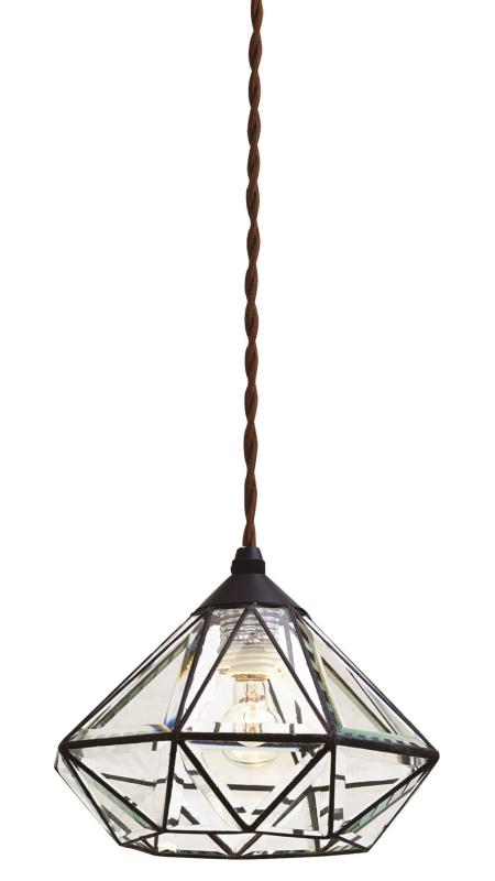 インターフォルム ペンダントライト LT-9683 ロアンヌ 白熱球付 ガラス 照明 ステンドガラス インテリア