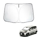 LUWU 新型シエンタ 10系 車用サンシェード シエンタ 10系 アクセサリー MXPL1#G MXPC10G アクセサリー シエンタ専用 フロントガラス シエンタ サンシェード 折り畳み式 UV保護 日よけ 日焼け止め 日