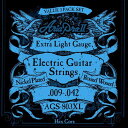 AriaProII アリアプロツー エレキギター弦 3セットパック 09-42 Extra Light エクルトラライト AGS-803XL