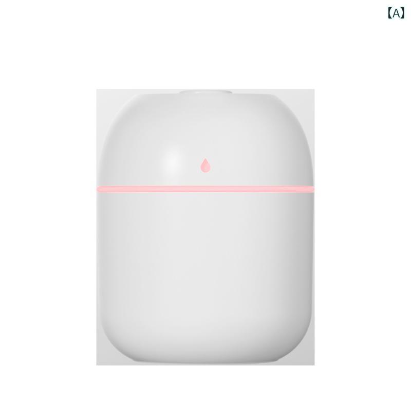 ・モデル: 水滴加湿器・適用面積: 10-20平米・水箱容量: 0.5L以下・機能: 氛围灯・出霧口数: 1個・操作方式: 機械式・電源方式: USB、車載電源・外形: 円形・騒音: 36dB以下・定格電圧: ≤36V・定格電力: 2W・外殻素材: PP・素材: プラスチック・カラー展開: ホワイト、ピンク、グリーン