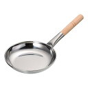 遠藤商事 業務用 親子鍋 横柄 16.5cm(内径) 本体三層鋼 ハンドルブナ 日本製 AOY11