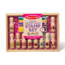 メリッサ&ダグ(Melissa&Doug)Melissa & Doug メリッサ&ダグ ハッピーハンドルスタンプセット 【MD2306】おもちゃ 文房具 スタンプ 色鉛筆 インク 木製 こども 男の子 女の子 3歳以上 プレゼ
