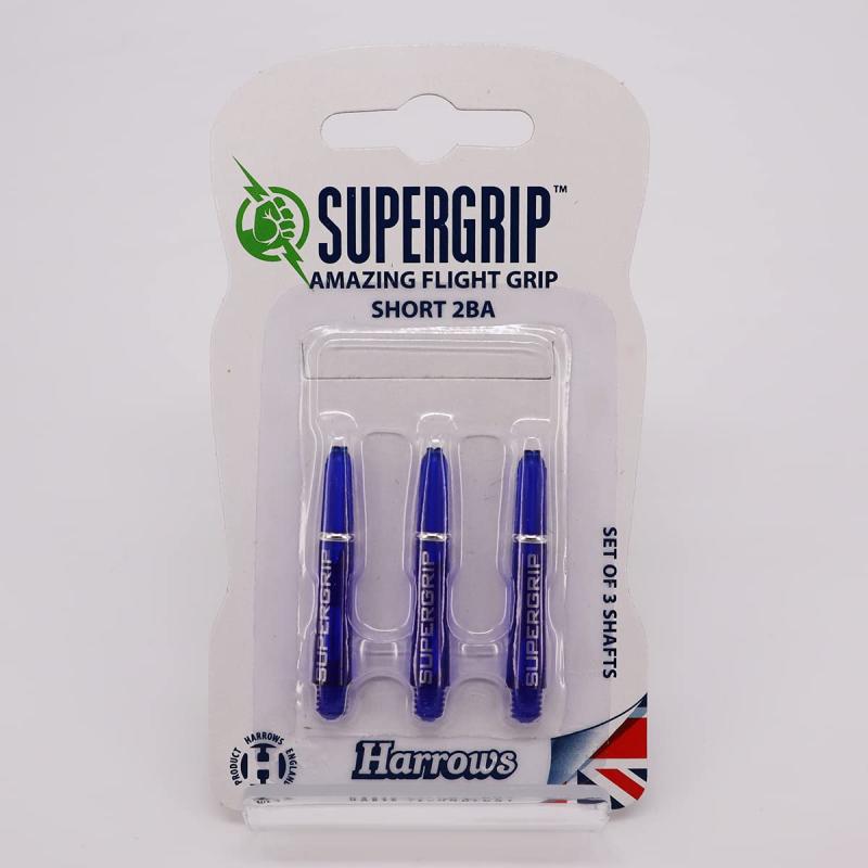 ダーツ用シャフト ハローズ スーパーグリップ ブルー ショート 3本