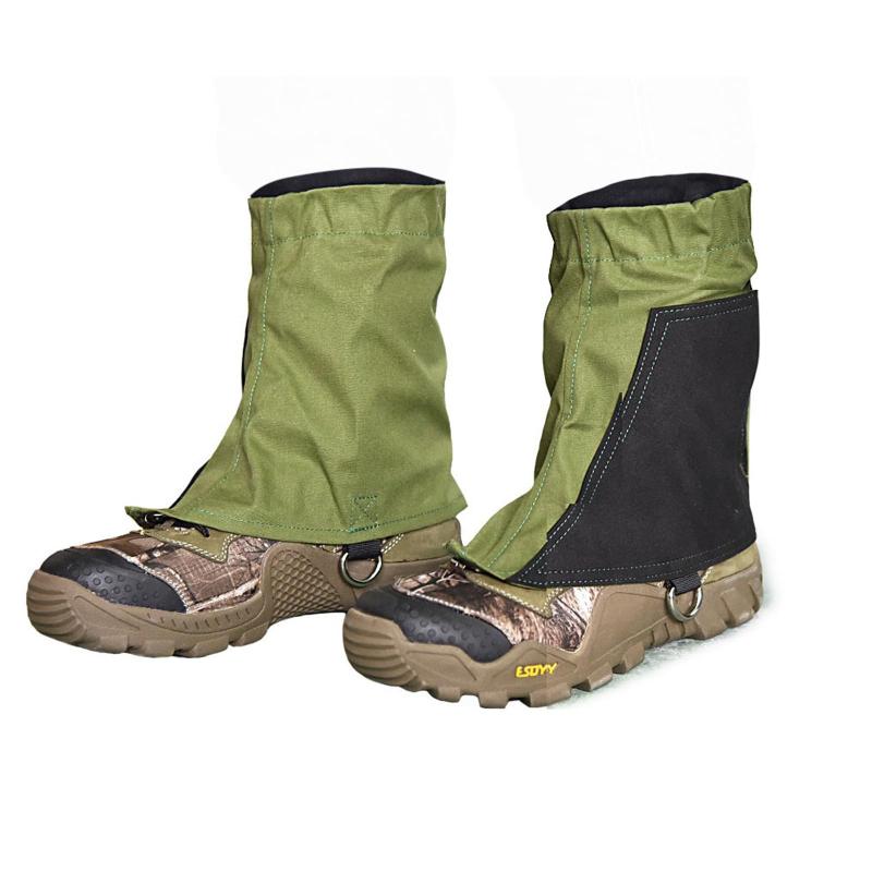 SEKIDAR ゲイター 防水 登山 スパッツ ショート ゲイター 軽量 通気 登山用ゲイター 男女兼用 収納袋付き 泥除け 砂よけ 雨雪悪天候 釣り トレッキング アウトドア グリーン