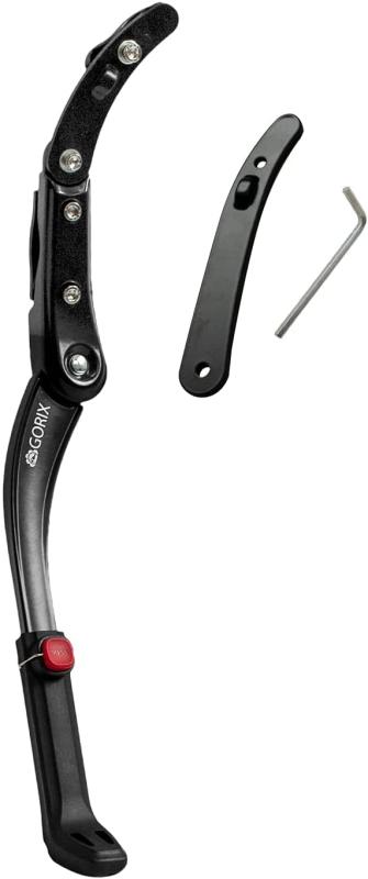 GORIX ゴリックス 自転車 キックスタンド サイドスタンド ディスクブレーキ対応 ディスクロード サイクルスタンド (GX-ST514) [工具付属・軽量・アルミ・ロードバイク・クロスバイク・マウン