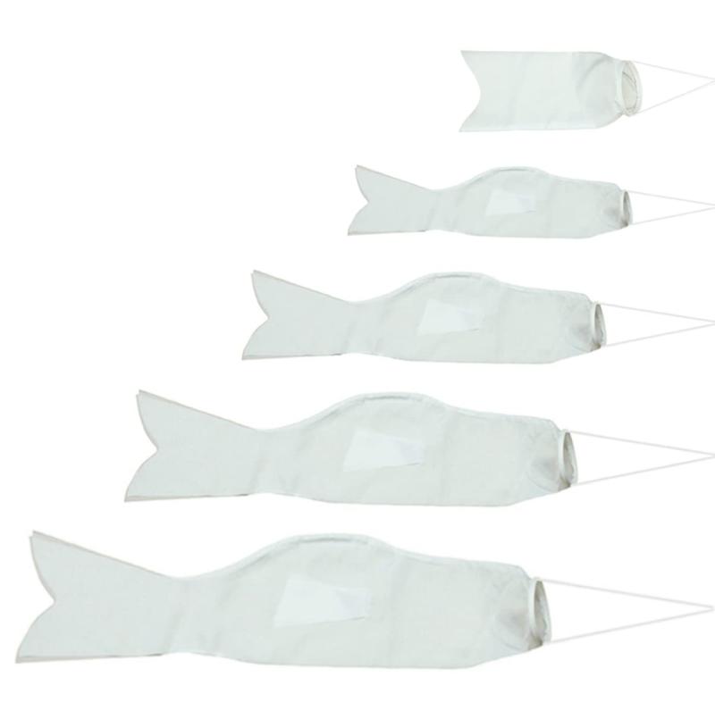 5枚入鯉のぼり DIY 白鯉 白色布製こいのぼり 塗りできる こいのぼり手作り工作 お絵描きできる 真っ白な無地こいのぼり空白の鯉