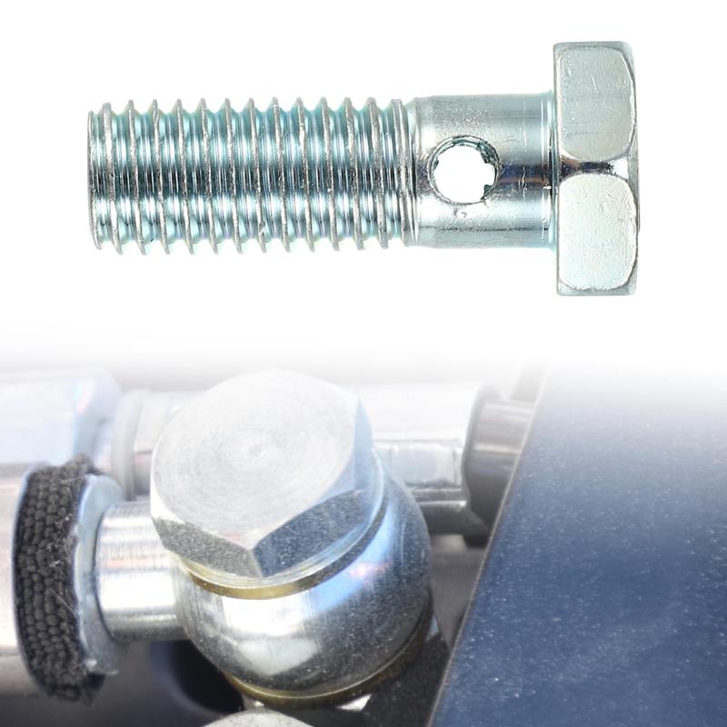 X AUTOHAUX 2セットのユニバーサルオートバンジョーボルトブレーキフィッティングアダプターキットブレーキラインスレッドボルトとワッシャー M10*1.5*36