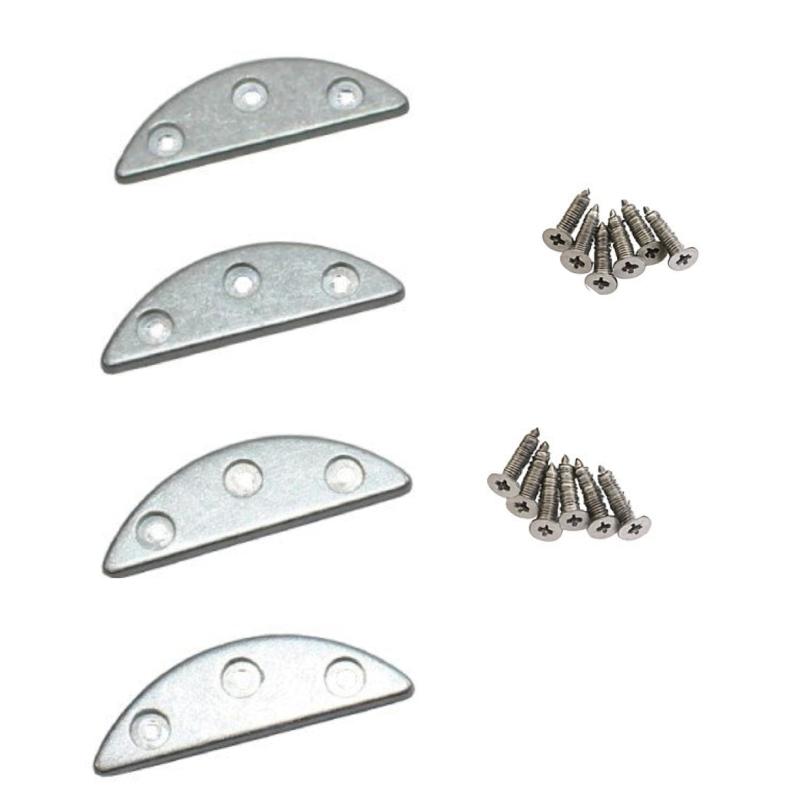 靴 修理 ソール 補修用品 ヒール かかと 鉄 金具 ビジネスシューズ 革靴 ブーツ 新・三ツ穴プロテクター ネジ 大 2足